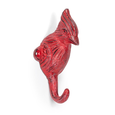 Pisos 5.5 in. Cardinal Wall Hook, Antique Red PI2458203